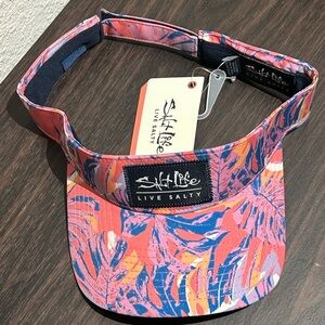 Salt Life Abstract Pink and Blue Visor
